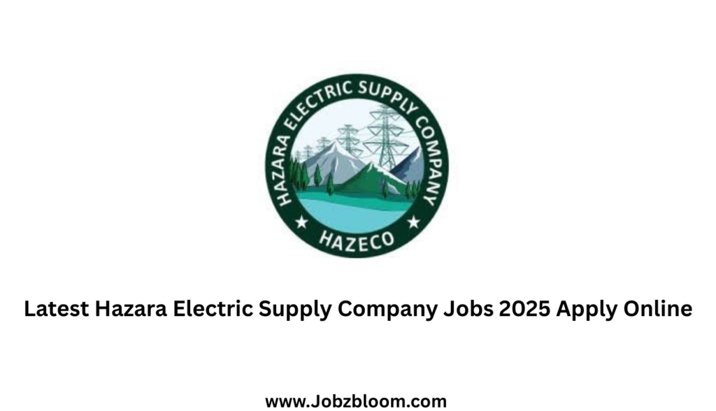 Latest Hazara Electric Supply Company Jobs 2025 Apply Online